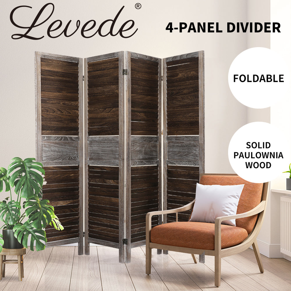 Levede 4-6 Panel Folding Room Divider Partition - Levede