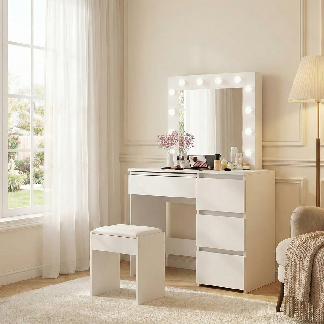 Dressing Table Vanity Set Stool