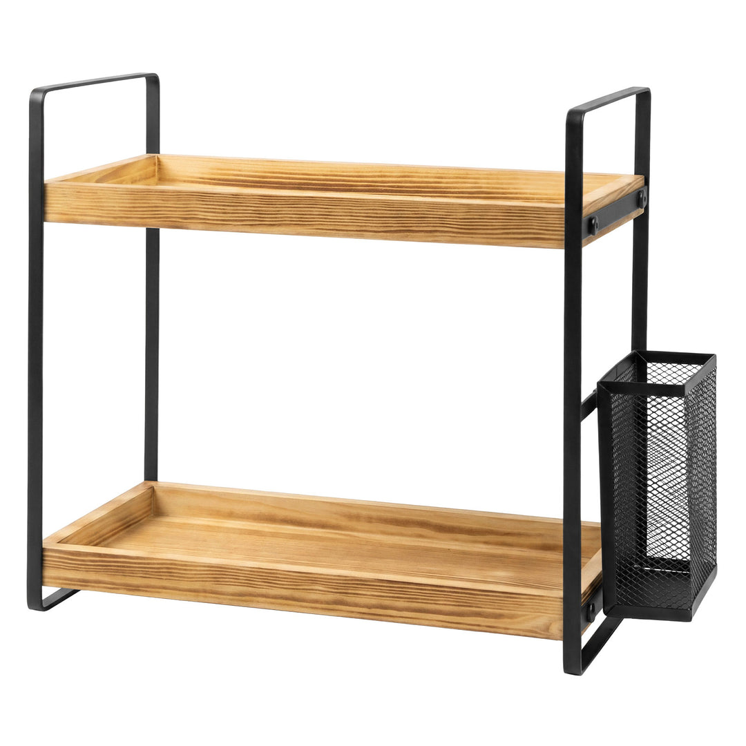 Levede 2 Tier Countertop Organiser Classic Storage Rack Shelf Bathroom Kitchen