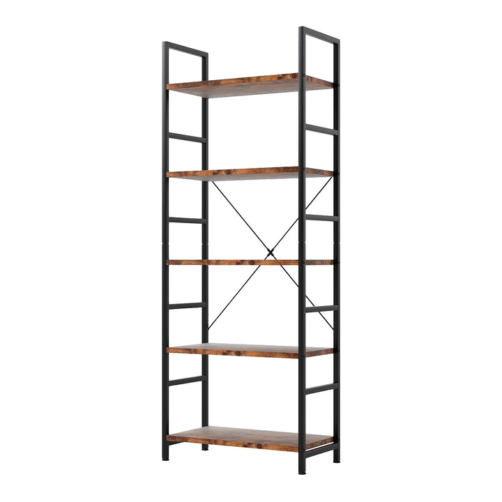 5 Tier Open Bookshelf Display Storage Unit
