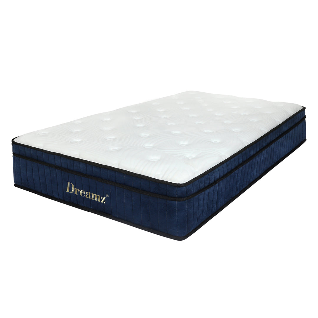 Dreamz Spring Mattress 7 Zone Bed Pocket Medium Firm Memory Foam