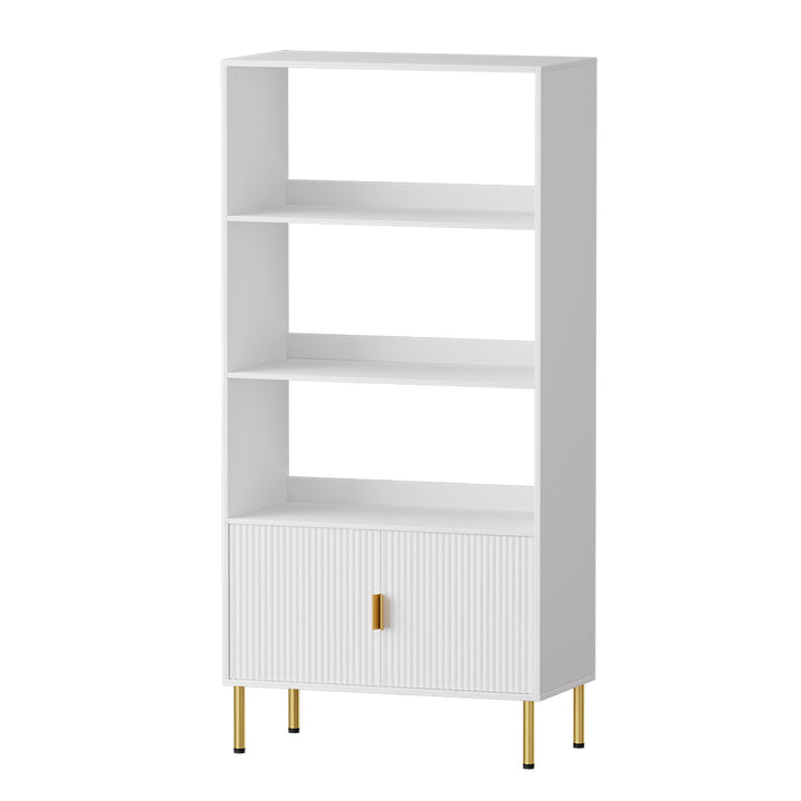 Levede Display Shelf 3 Tier Open Bookshelf 165cm Storage Cabinet Bookcase Wooden
