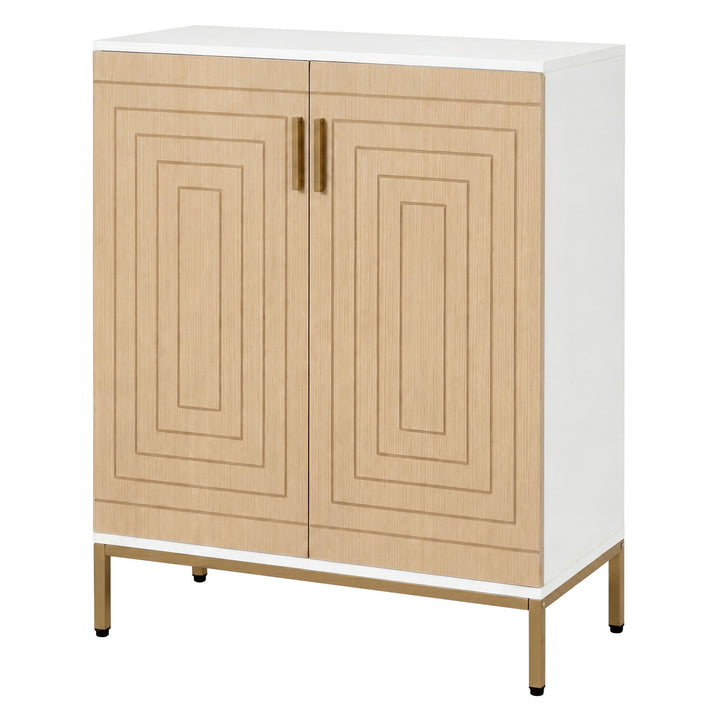 Shoe Cabinet Adjustable Shelves 20 Pairs 5-Tier Shoe Rack Entryway White