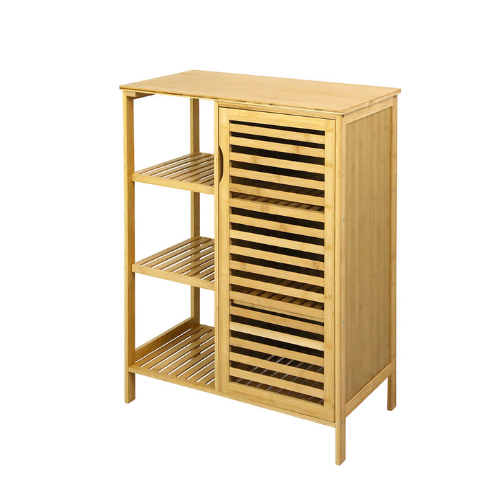 Levede Bamboo Shoe Storage Cabinet Laundry Organiser Cupboard