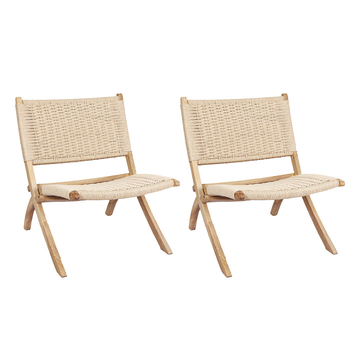 Levede Rattan Lounge Chair – Foldable Recliner