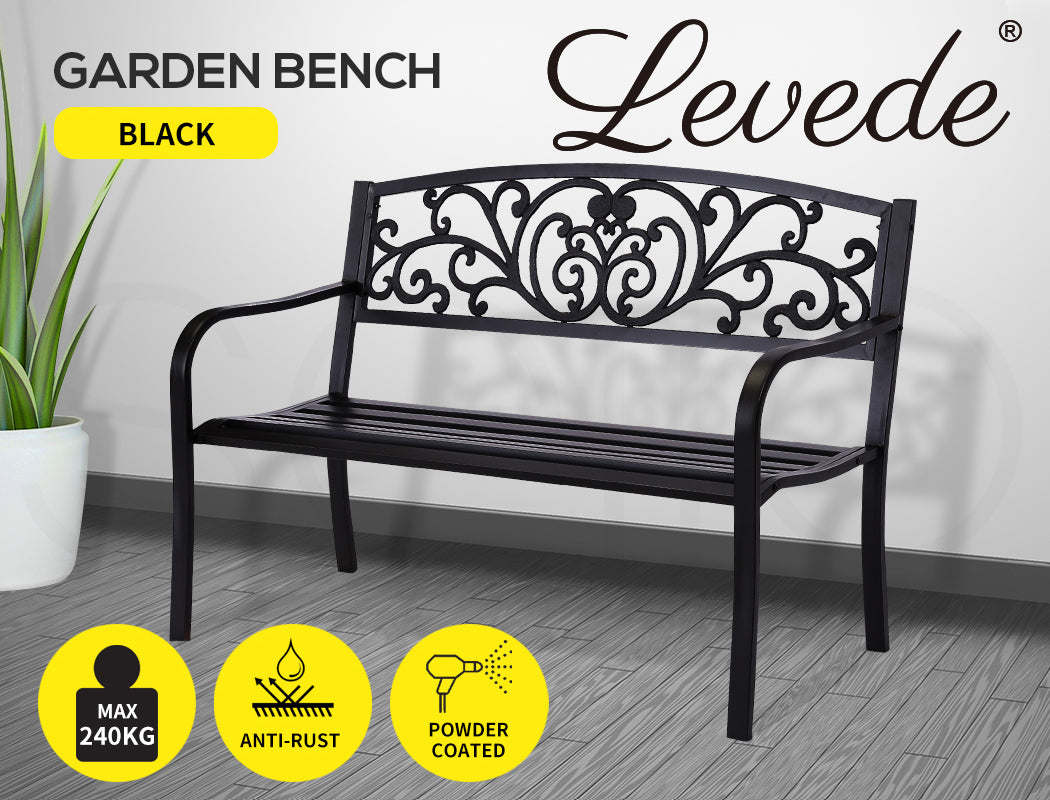 Levede Garden Bench Seat Outdoor Furniture - Levede