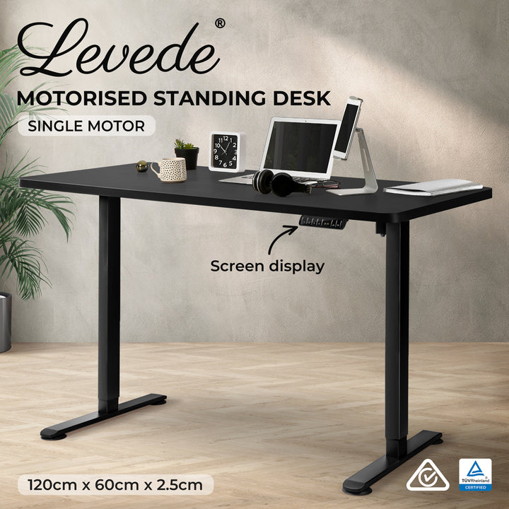 Levede Motorised Standing Desk Height 120cm 800x 1.5MM - Levede