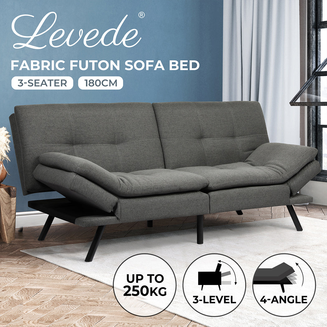 Levede Sofa Bed Futon Recliner Lounge Chair - Levede