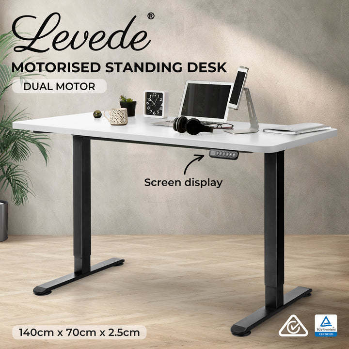 Levede Motorised Standing Desk Adjustable 140cm