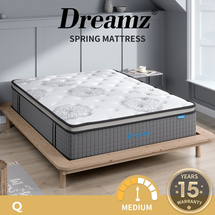 35cm Medium Firm Pocket Spring Mattress