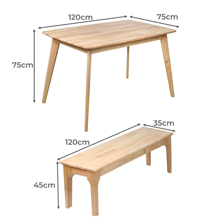 Levede Dining Sets 1XTable+1XBench Chair - Levede