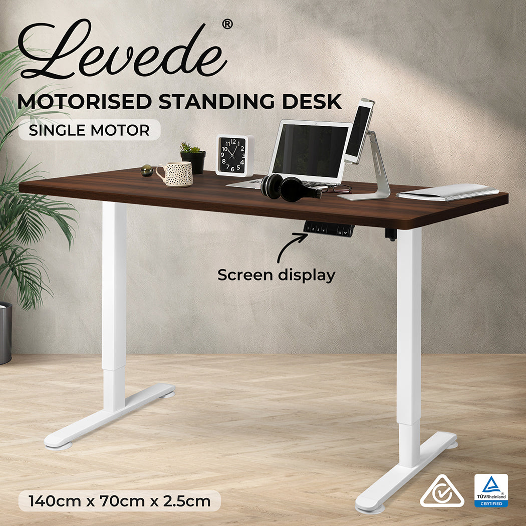 Levede Motorised Standing Desk Adjustable 140cm - Levede
