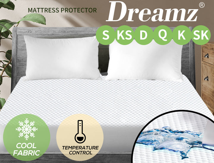 DreamZ Mattress Protector Topper Polyester - Levede