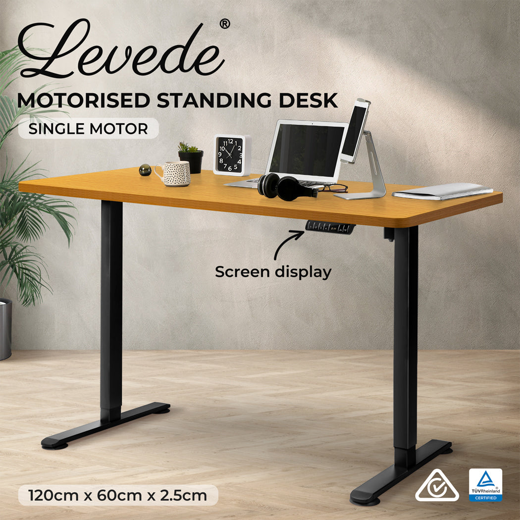 Levede Motorised Standing Desk Height 120cm 800x 1.5MM - Levede