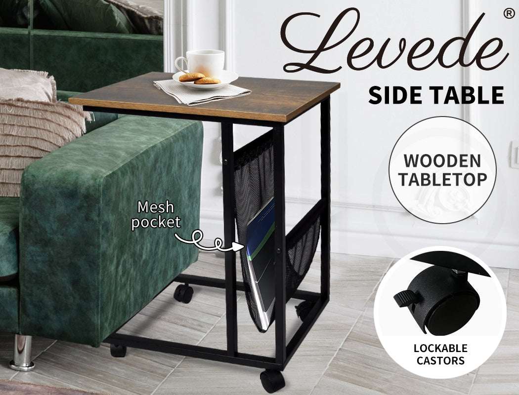 Levede Side Table Narrow Coffee End Table Bedside Table - Levede