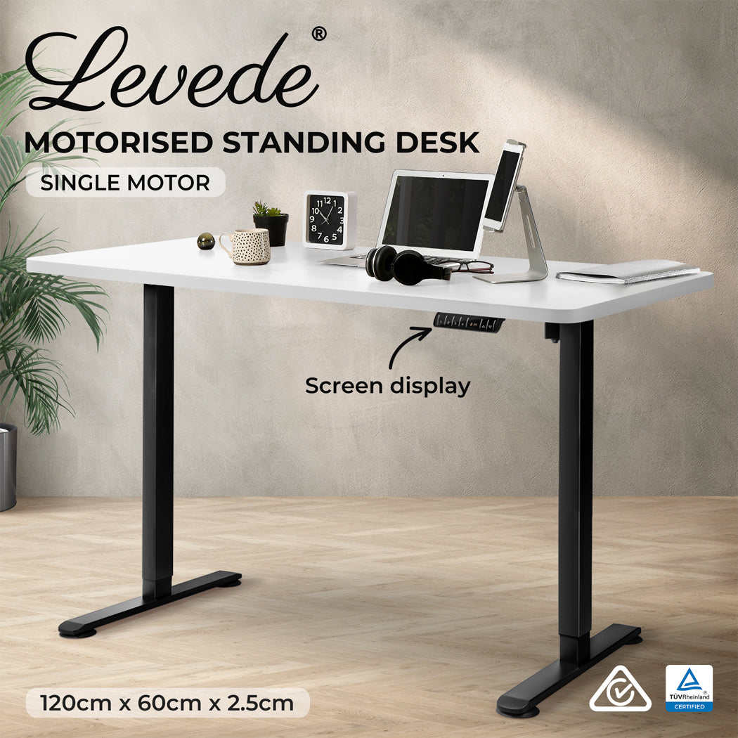 Levede Motorised Standing Desk Height 120cm 800x 1.5MM