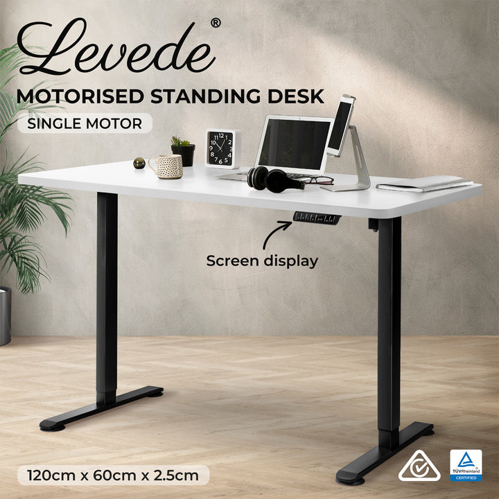 Levede Motorised Standing Desk Height 120cm 800x 1.5MM