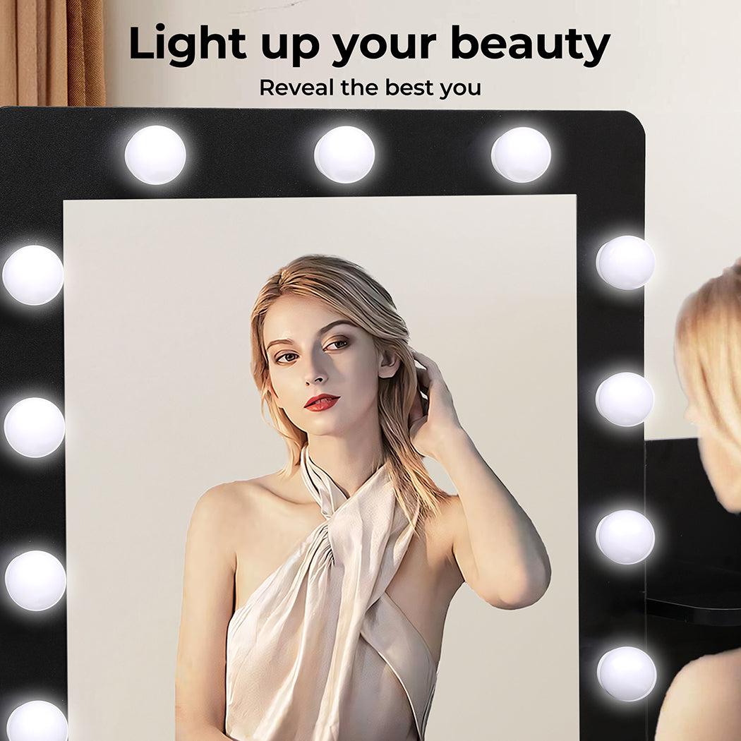 Dressing Table Set with LED Bulbs