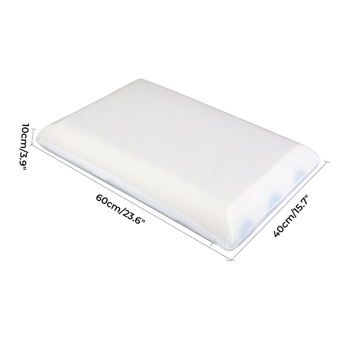 Memory Foam Pillow Double Sided Soft Pillowcase Neck Shoulder Support