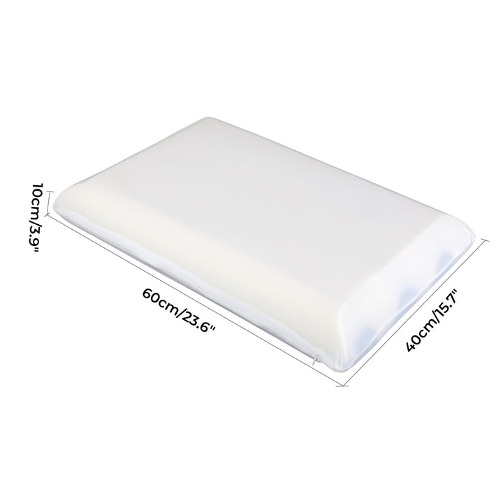 Memory Foam Pillow Double Sided Soft Pillowcase Neck Shoulder Support