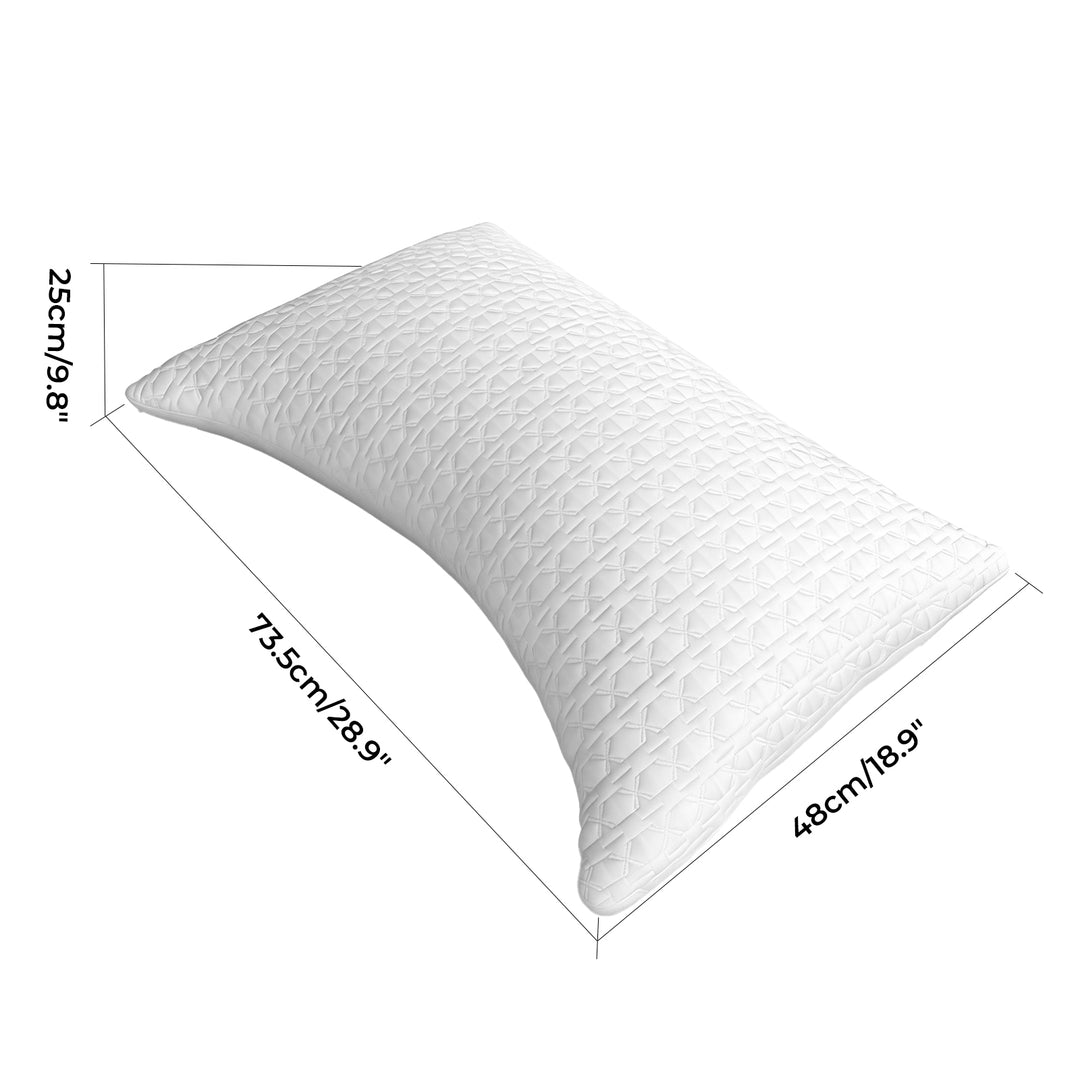Memory Foam Adjustable Pillow Neck Pain Relief Cooling Side Sleeper