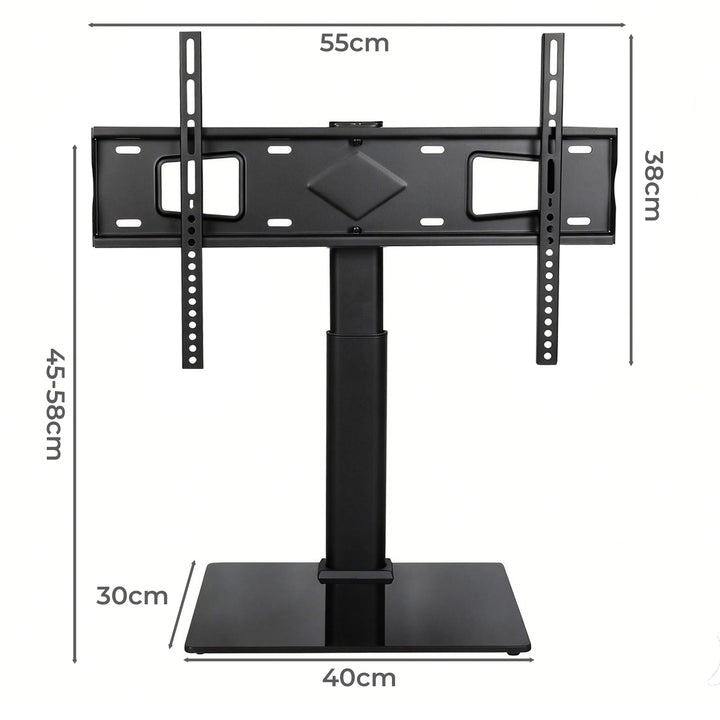 TV Stand with Mount Table Top Bracket Desktop 32 to 75 inch LED