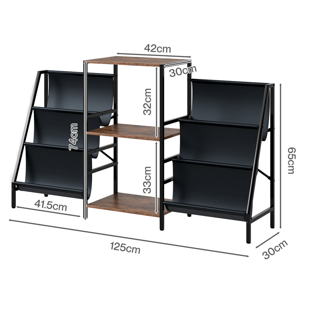 Record Player Stand Vinyl Storage Up to 280 Albums Turntable Stand Shelf