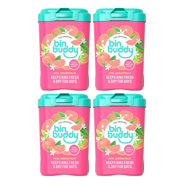 Bin Buddy Fresh Pink Grapefruit 450g Power x4