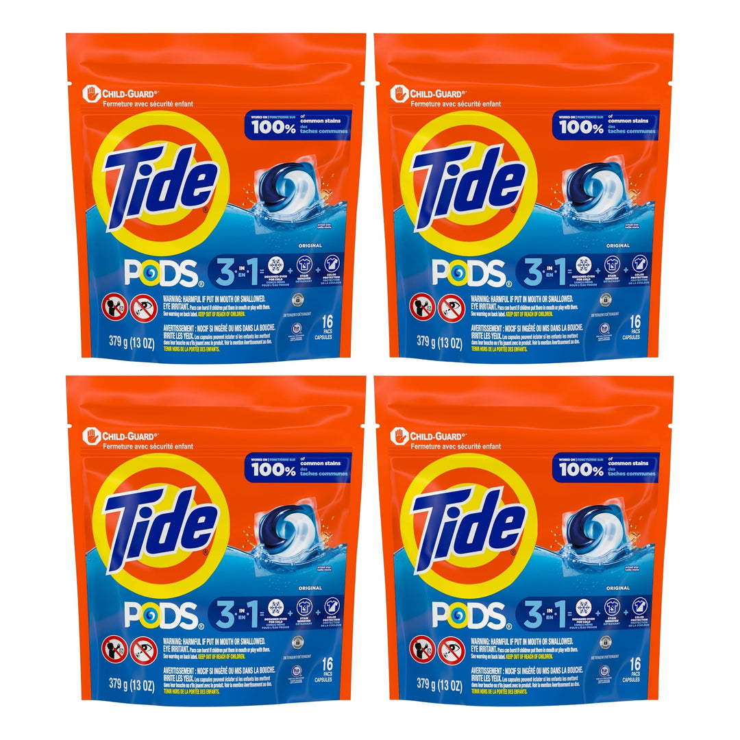 Tide 3 in 1 Original x 64 Laundry Pods