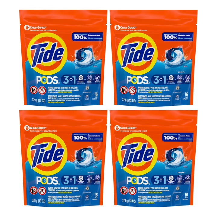 Tide 3 in 1 Original x 64 Laundry Pods