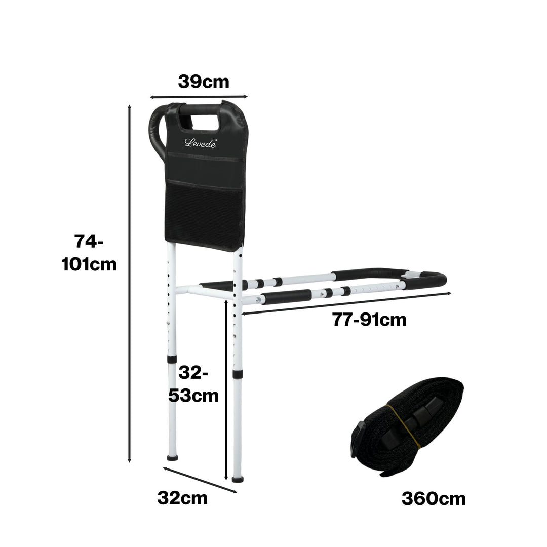 Bed Rail Safety Bed Assist Rail Grab Handrail Adjustable Elderly Adult
