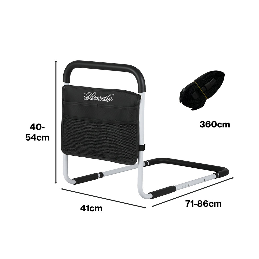 Bed Rail Safety Bed Assist Rail Grab Handrail Adjustable Elderly Antislip