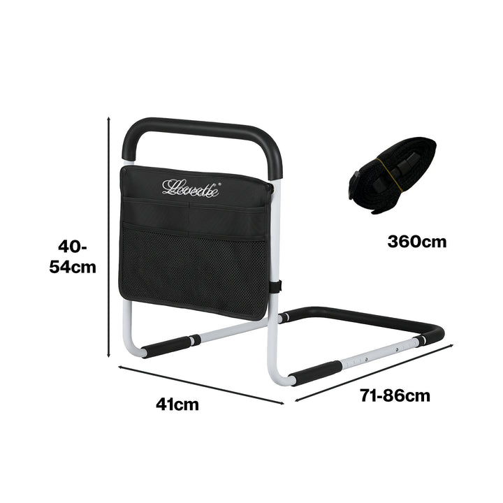 Bed Rail Safety Bed Assist Rail Grab Handrail Adjustable Elderly Antislip