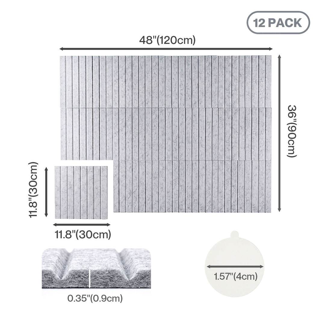 Cork Boards Alternative Photo Display Board 12 Pcs 30cmx30cm Coustic