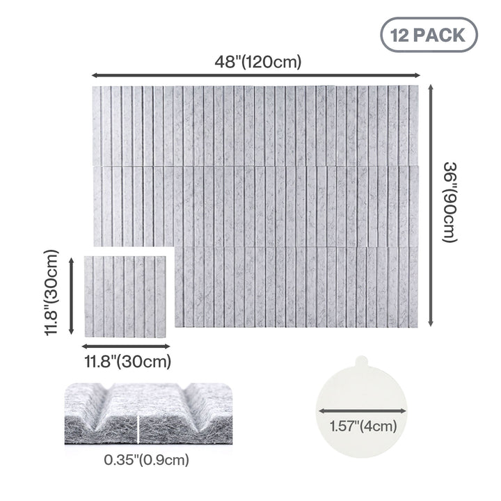 Cork Boards Alternative Photo Display Board 12 Pcs 30cmx30cm Coustic