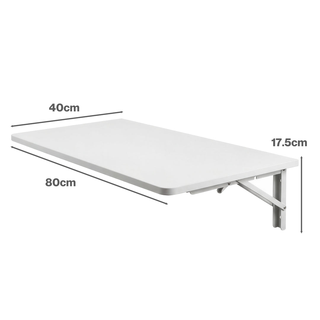 Wall Mounted Folding Table Floating Desk Small Space Workstation Dining