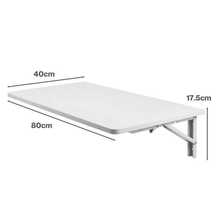 Wall Mounted Folding Table Floating Desk Small Space Workstation Dining