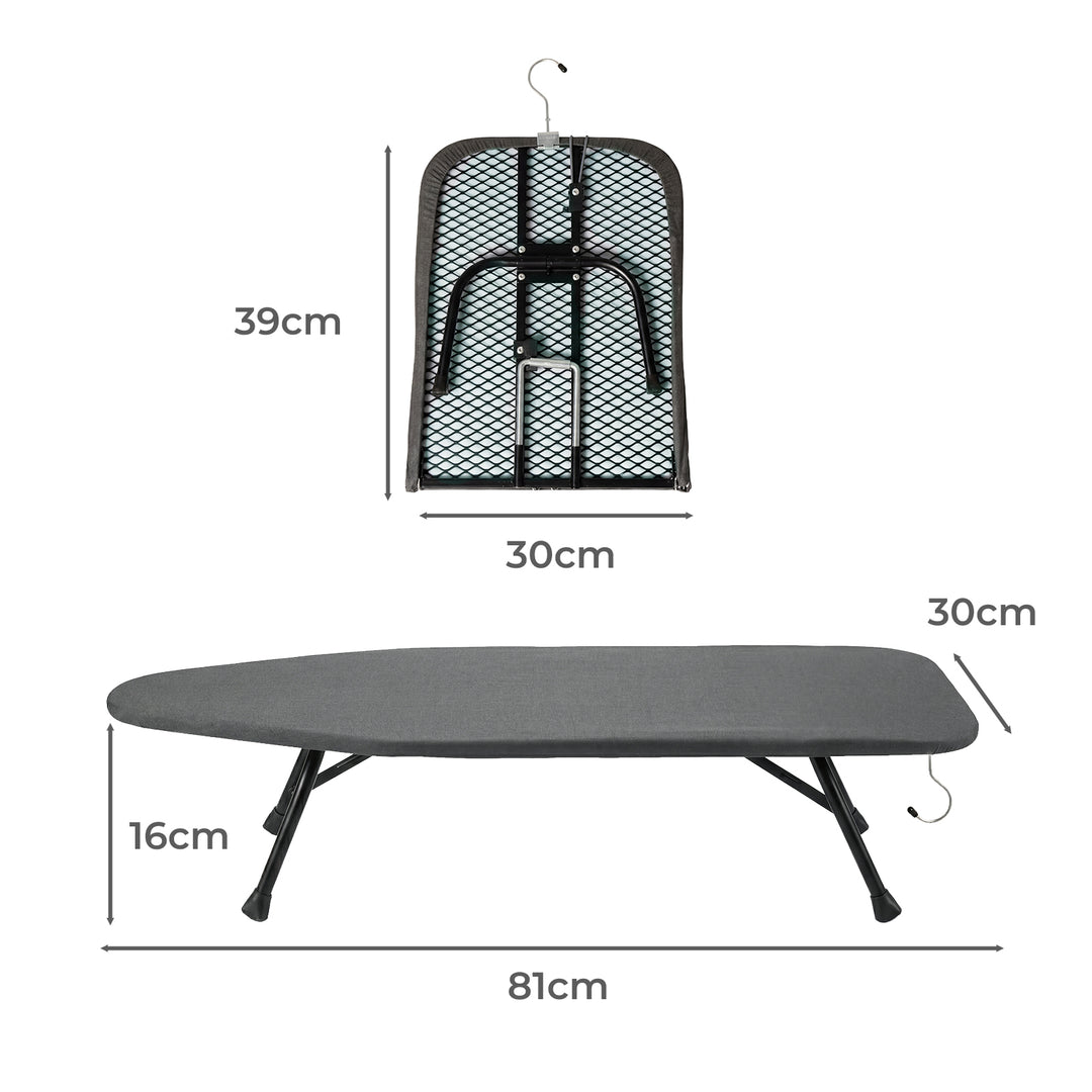 Metal Table Ironing Board Folding Heat Resistant Cover 100% Cotton Pad