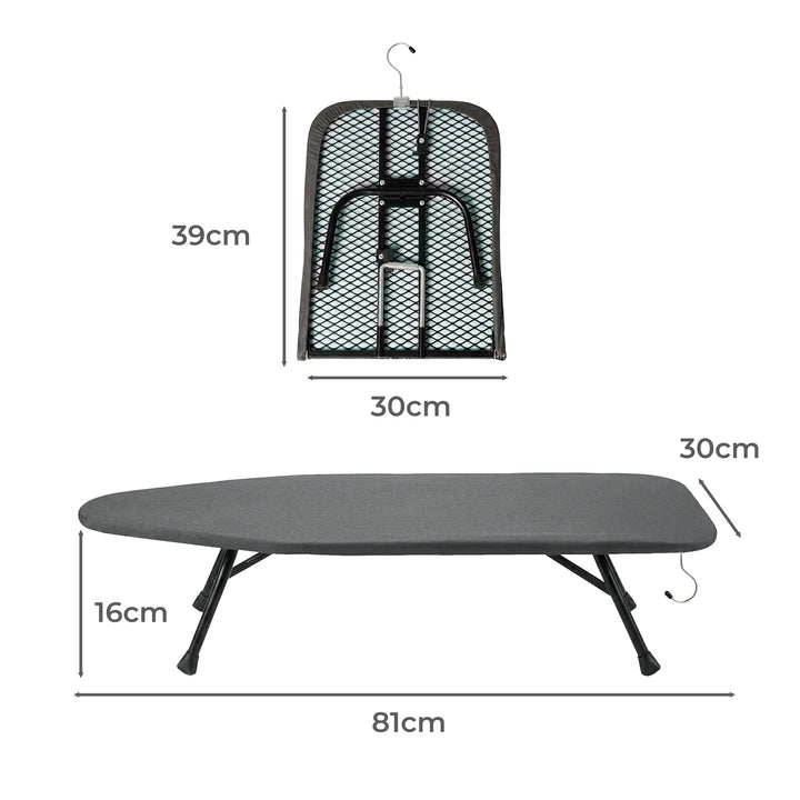 Metal Table Ironing Board Folding Heat Resistant Cover 100% Cotton Pad