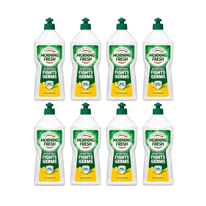 Morning Fresh 680mL Lemon Dishwashing Liquid x8