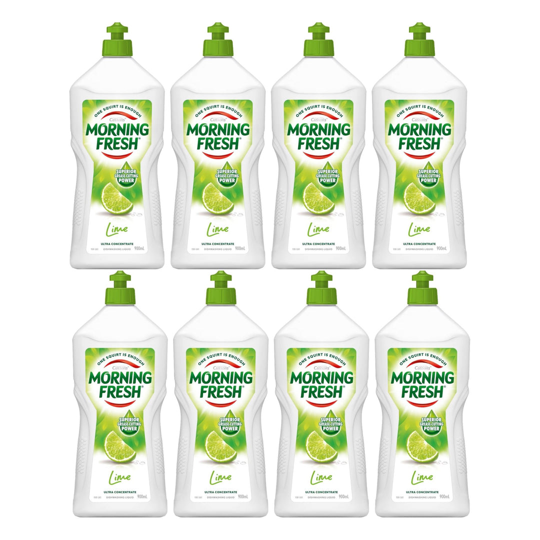 Morning Fresh 900mL Lime  Dishwashing Liquid x8