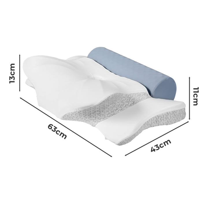 Cervical Pillow Memory Foam Cooling Neck Support Pillow Neck Pain Relief