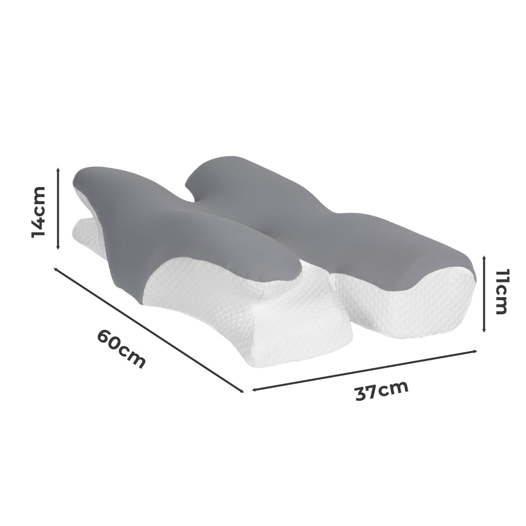 Ergonomic Memory Foam Cervical Pillow Neck Shoulder Pain Relief Washable