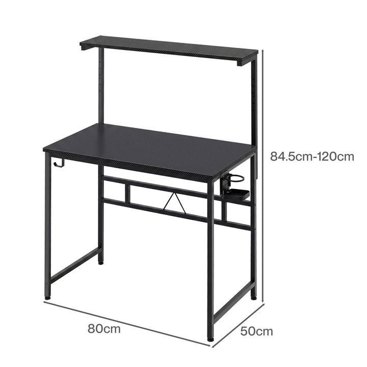 Gaming Table Spacious Wear Resistan Stable Computer Desk Earphone Hook