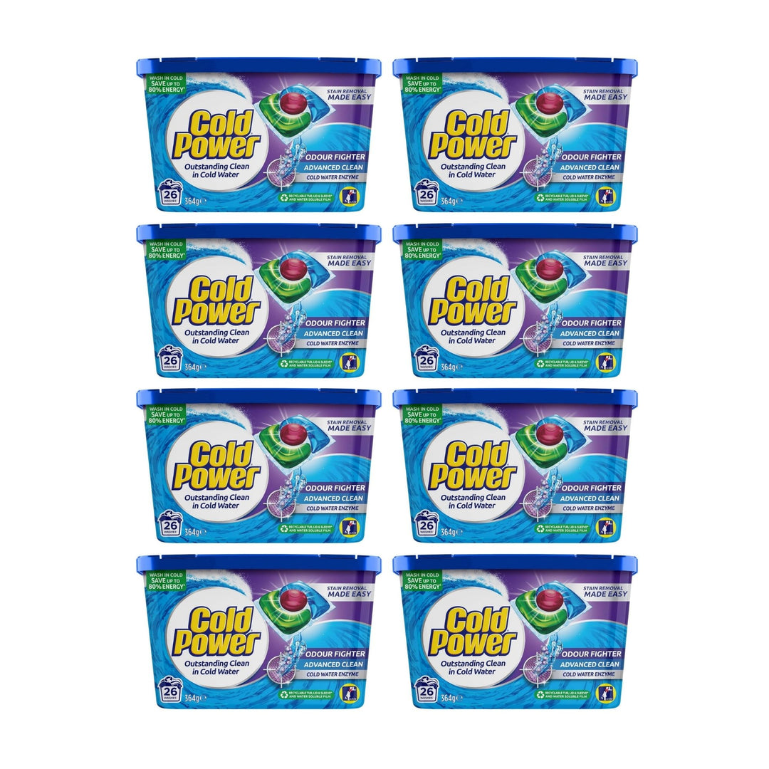 Cold Power Odour Fighter x 208 Laundry Detergent Capsules