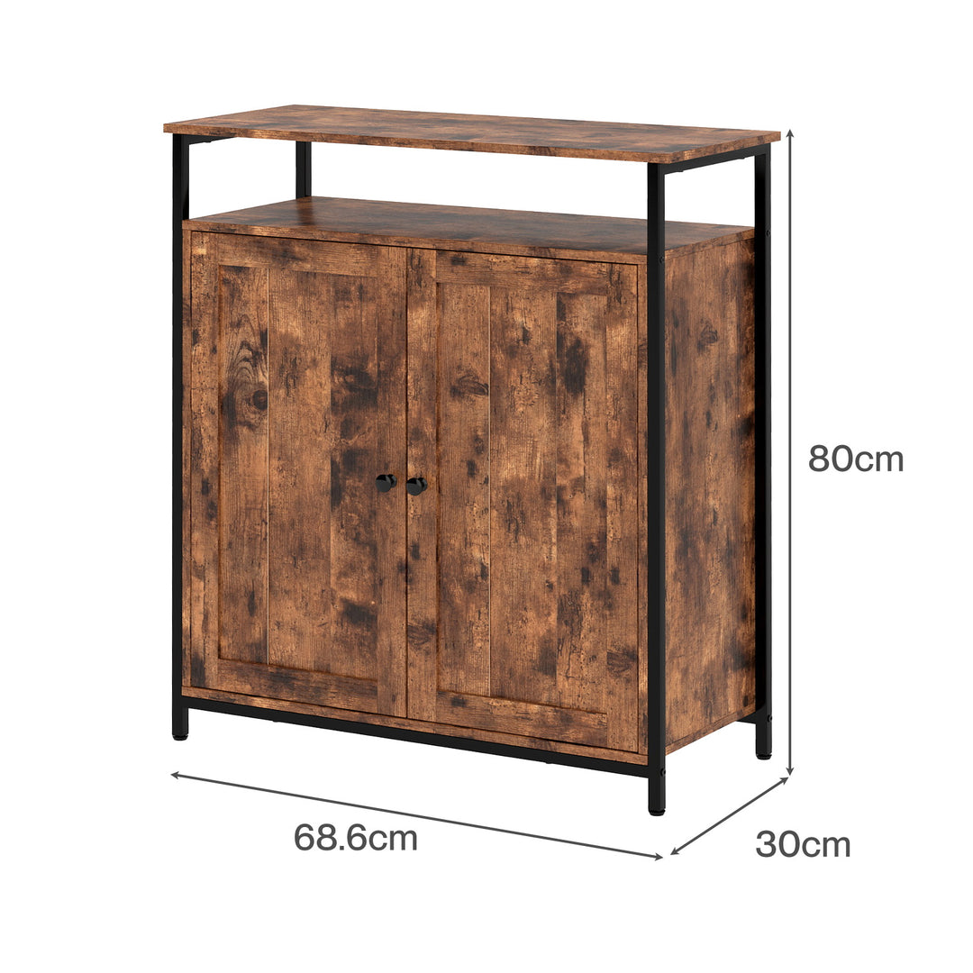 Storage Cabinet Multipurpose Organiser Cupboard Adjustable Shelves