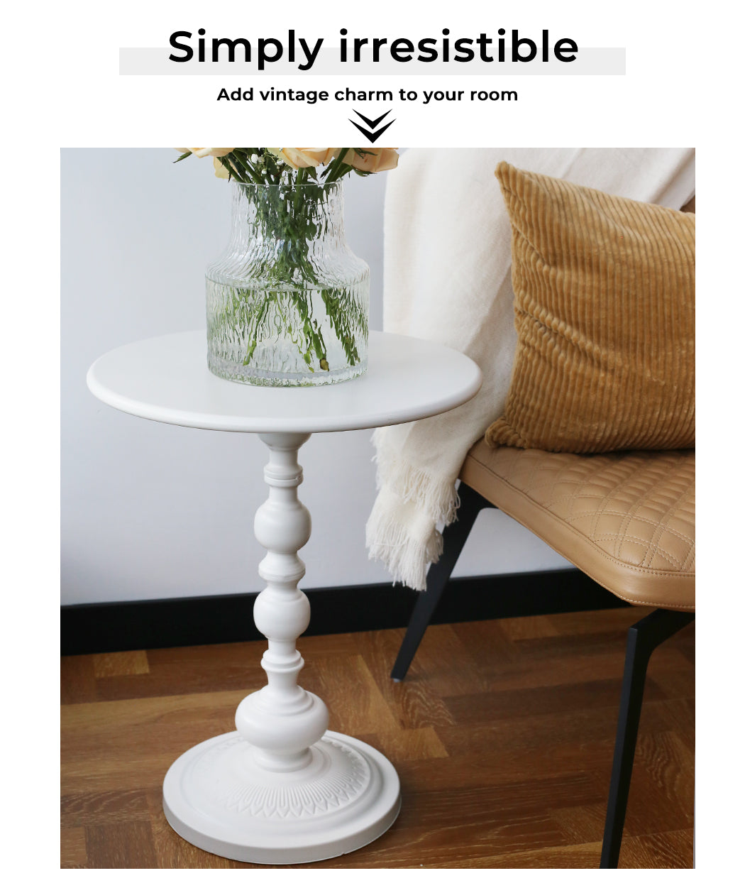 Levede Vintage Side Table Bedside End Table - Levede