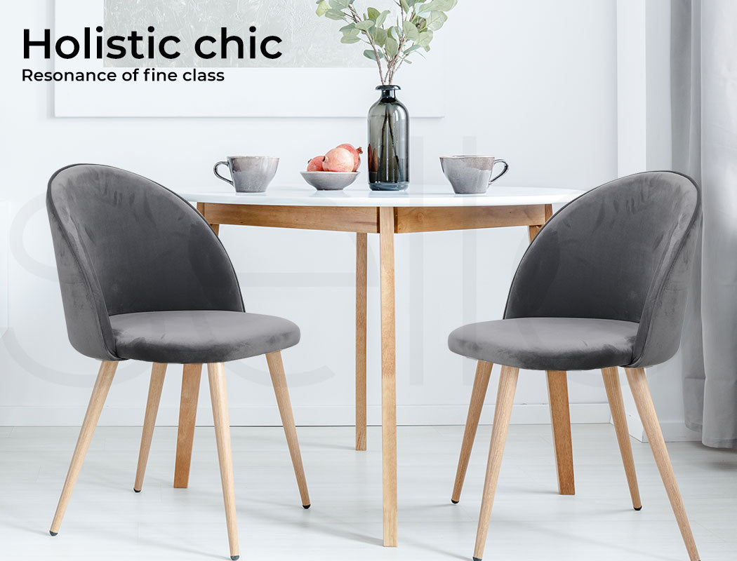 Levede 2x Dining Chairs Kitchen Cafe - French Style and Modern Designs