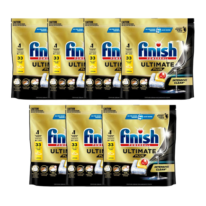 Finish Ultimate Plus x 33 Lemon Dishwasher Tablets