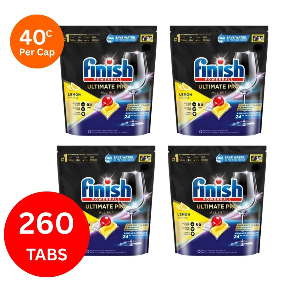 Finish Ultimate Pro x 260 Lemon Dishwasher Tablets.